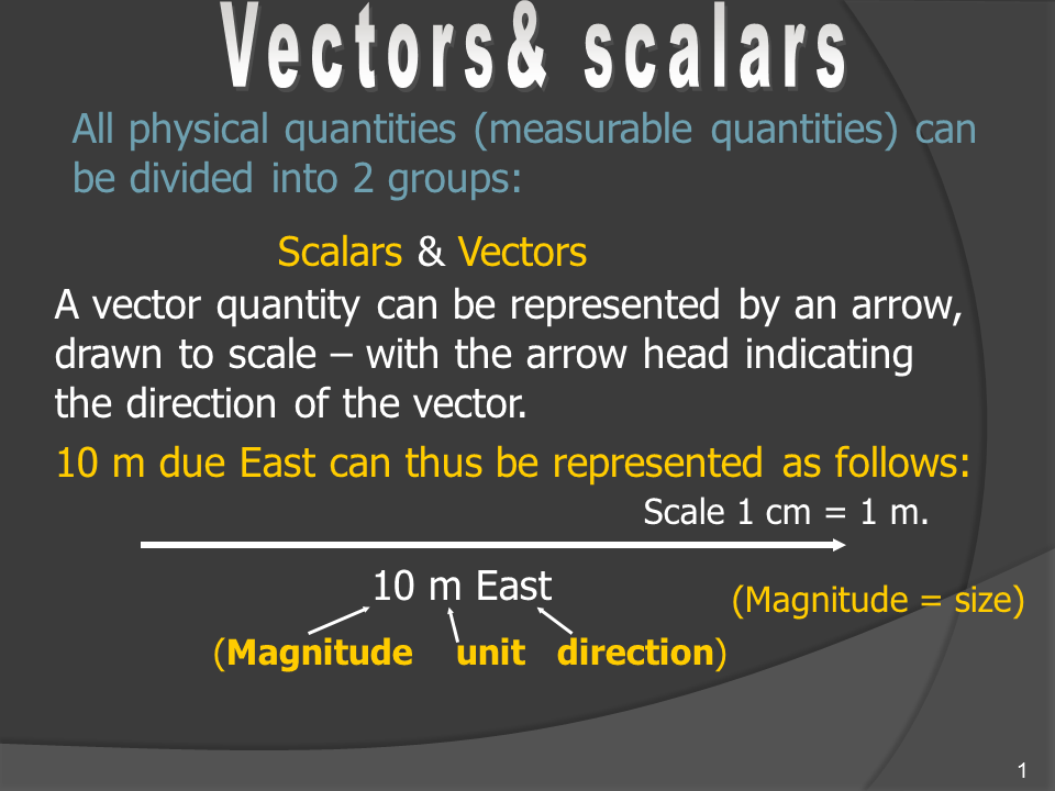 scalar physics examples
